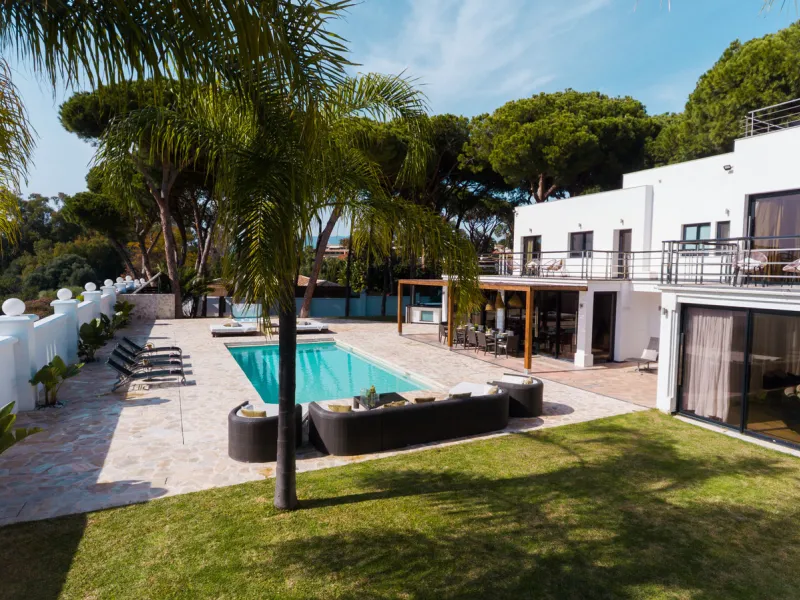 Set metres from the shoreline in the tranquil beachside enclave of Artola, this magnificent villa offers a rare blend of privacy, space, and refined coastal luxury. Framed by the natural beauty of the protected dunes, it invites a lifestyle defined by ser