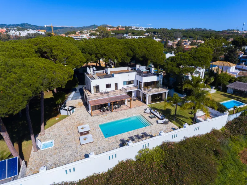 Set metres from the shoreline in the tranquil beachside enclave of Artola, this magnificent villa offers a rare blend of privacy, space, and refined coastal luxury. Framed by the natural beauty of the protected dunes, it invites a lifestyle defined by ser