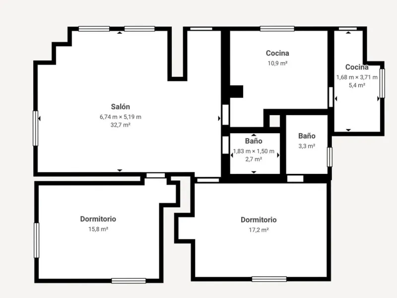Set in a peaceful and natural environment in the countryside of Monda, this detached single-storey country home offers privacy, space, and authentic rural living, all with good access and town water. The property sits on a generous rustic plot of approx. 