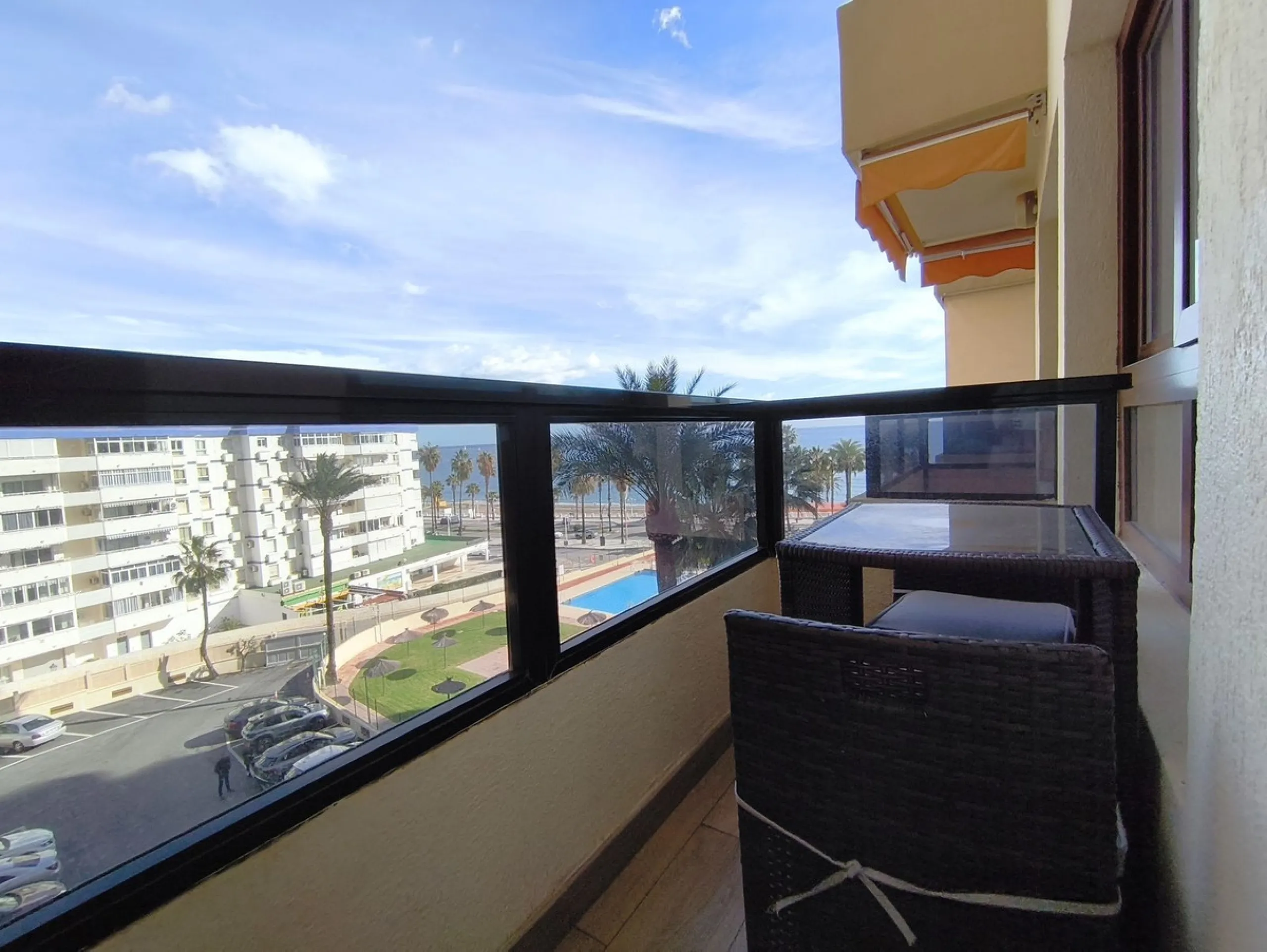 Beachfront with spectacular sea views!