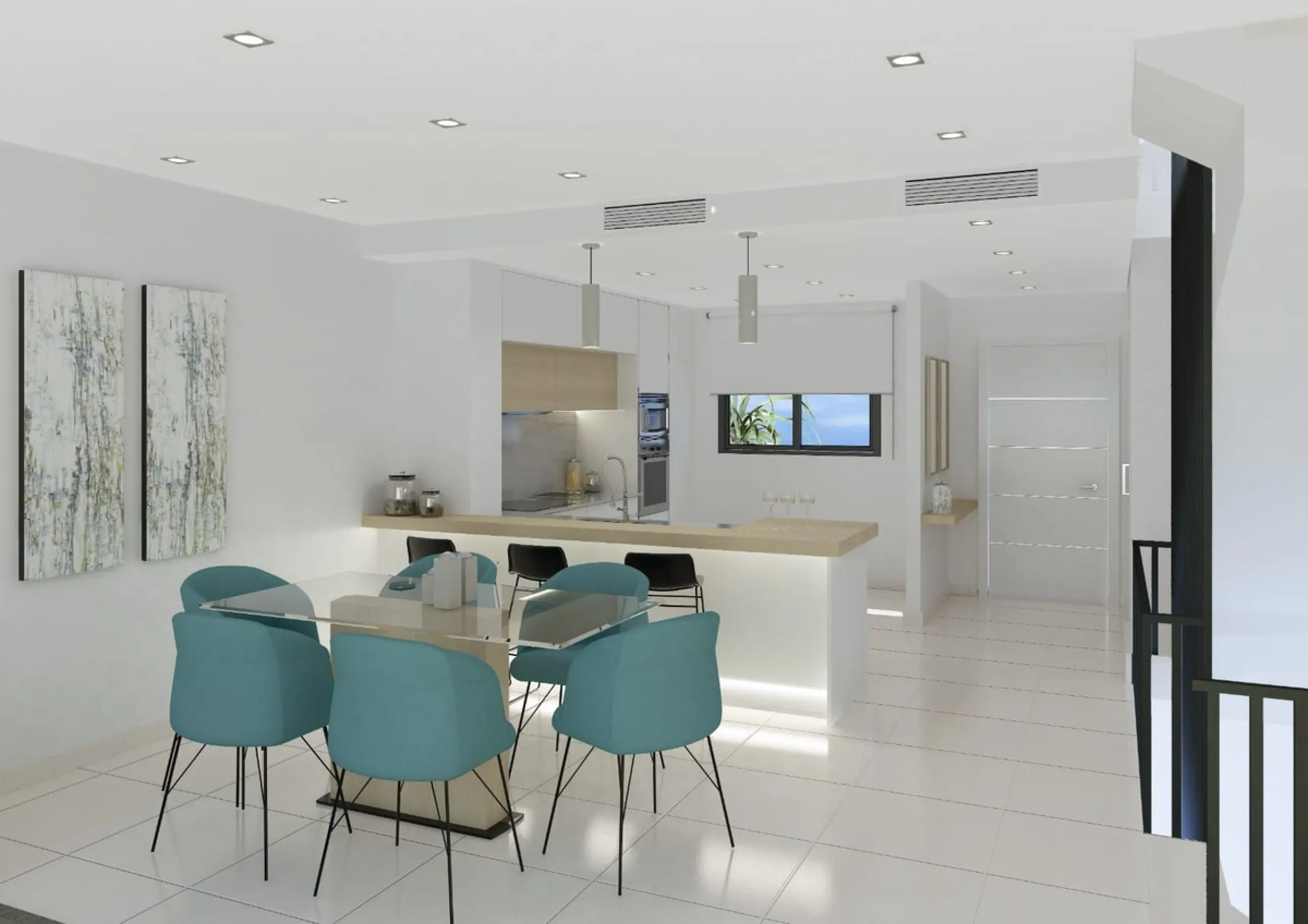 Discover contemporary coastal living in this brand-new 3-bedroom, 3-bathroom townhouse in the sought-after area of Las Lagunas. Thoughtfully designed with modern finishes and generous natural light throughout, this home blends stylish comfort with everyda