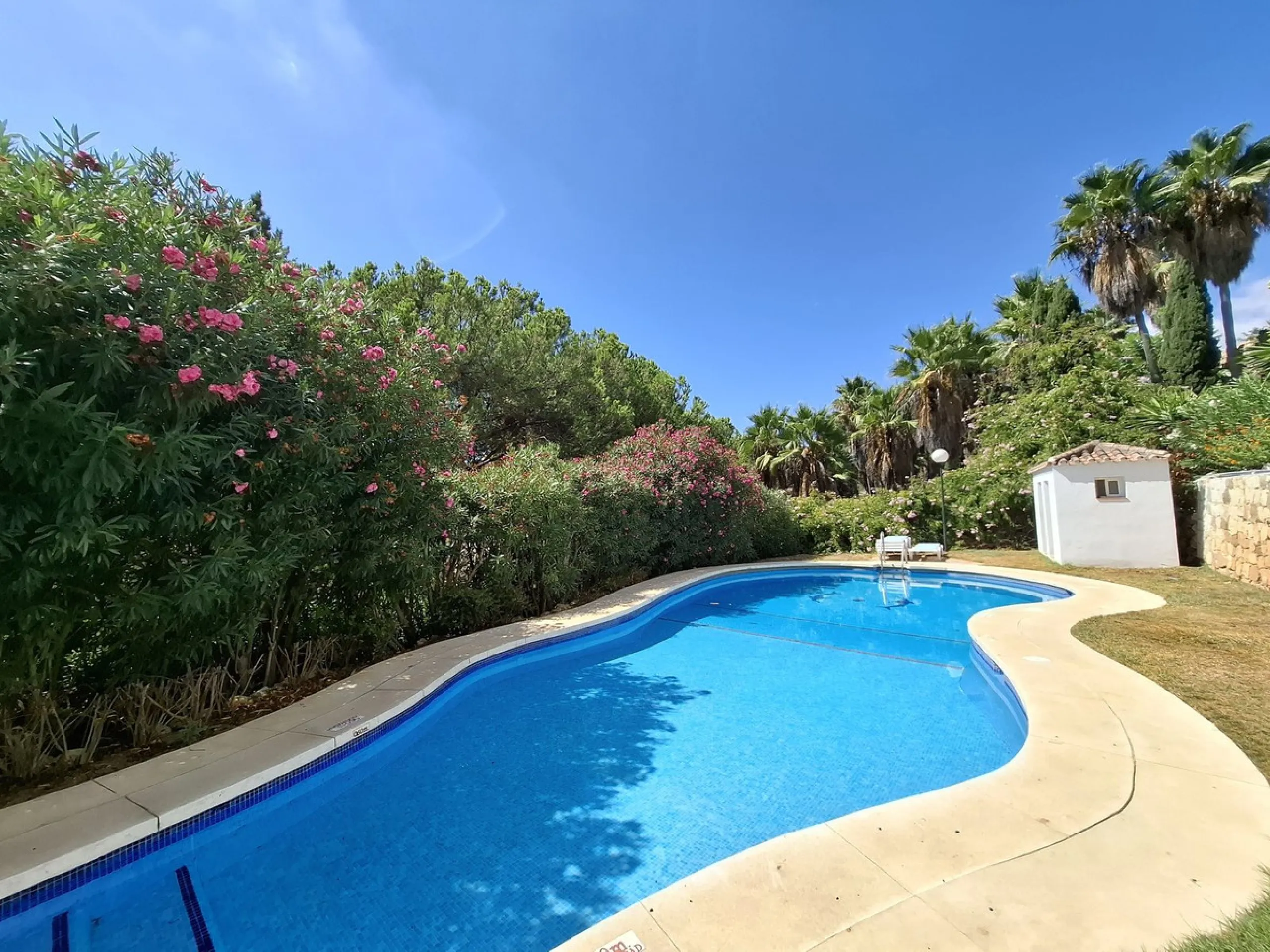 Corner ground-floor apartment with great potential and garden in Río Real, Marbella