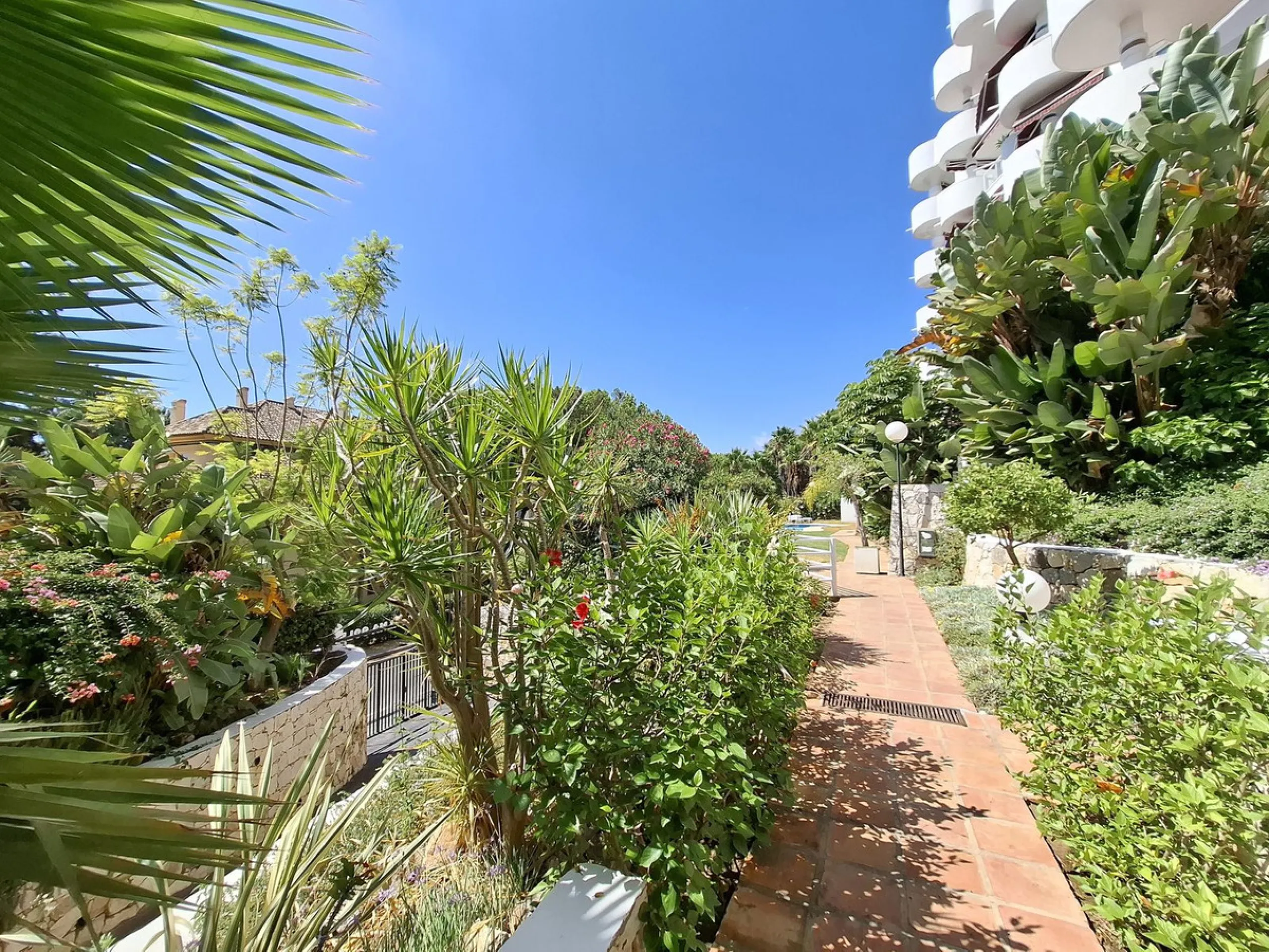 Corner ground-floor apartment with great potential and garden in Río Real, Marbella