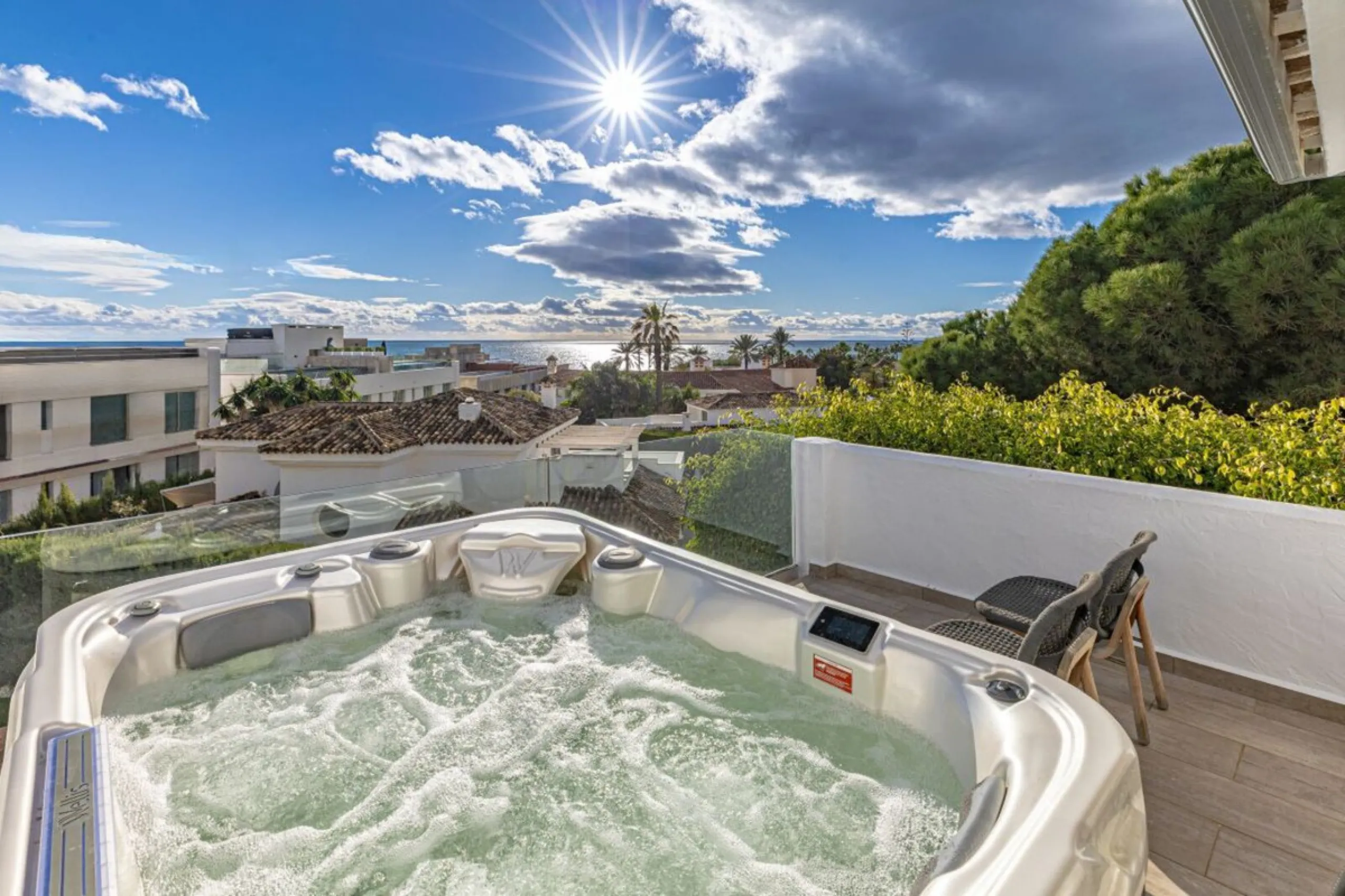 Nestled in the prestigious residential enclave of Las Chapas, Marbella, this charming traditional-style five-bedroom villa offers privacy, space, and timeless Mediterranean appeal, just minutes from the best beaches and beach bars of the Costa del Sol.