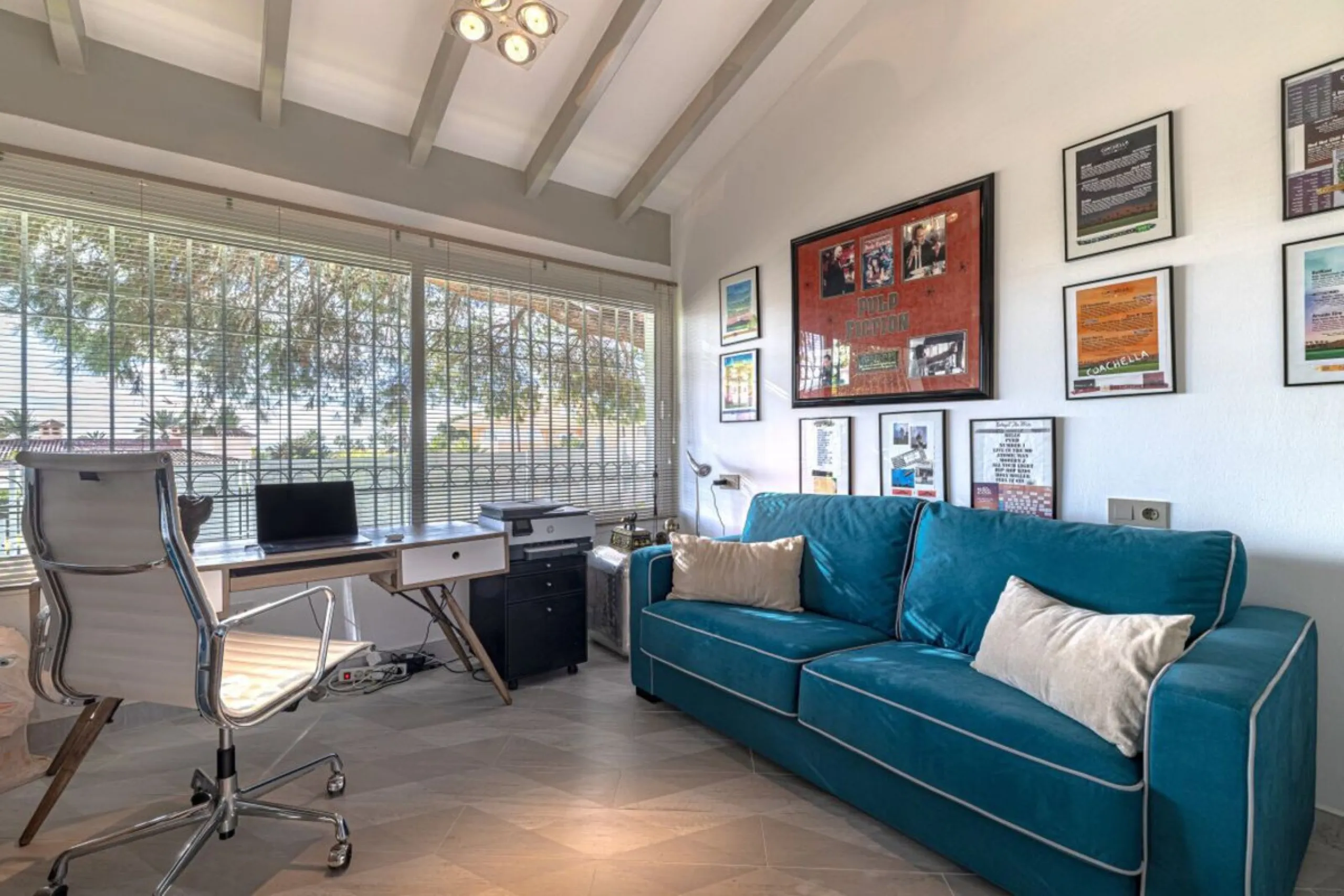 Nestled in the prestigious residential enclave of Las Chapas, Marbella, this charming traditional-style five-bedroom villa offers privacy, space, and timeless Mediterranean appeal, just minutes from the best beaches and beach bars of the Costa del Sol.