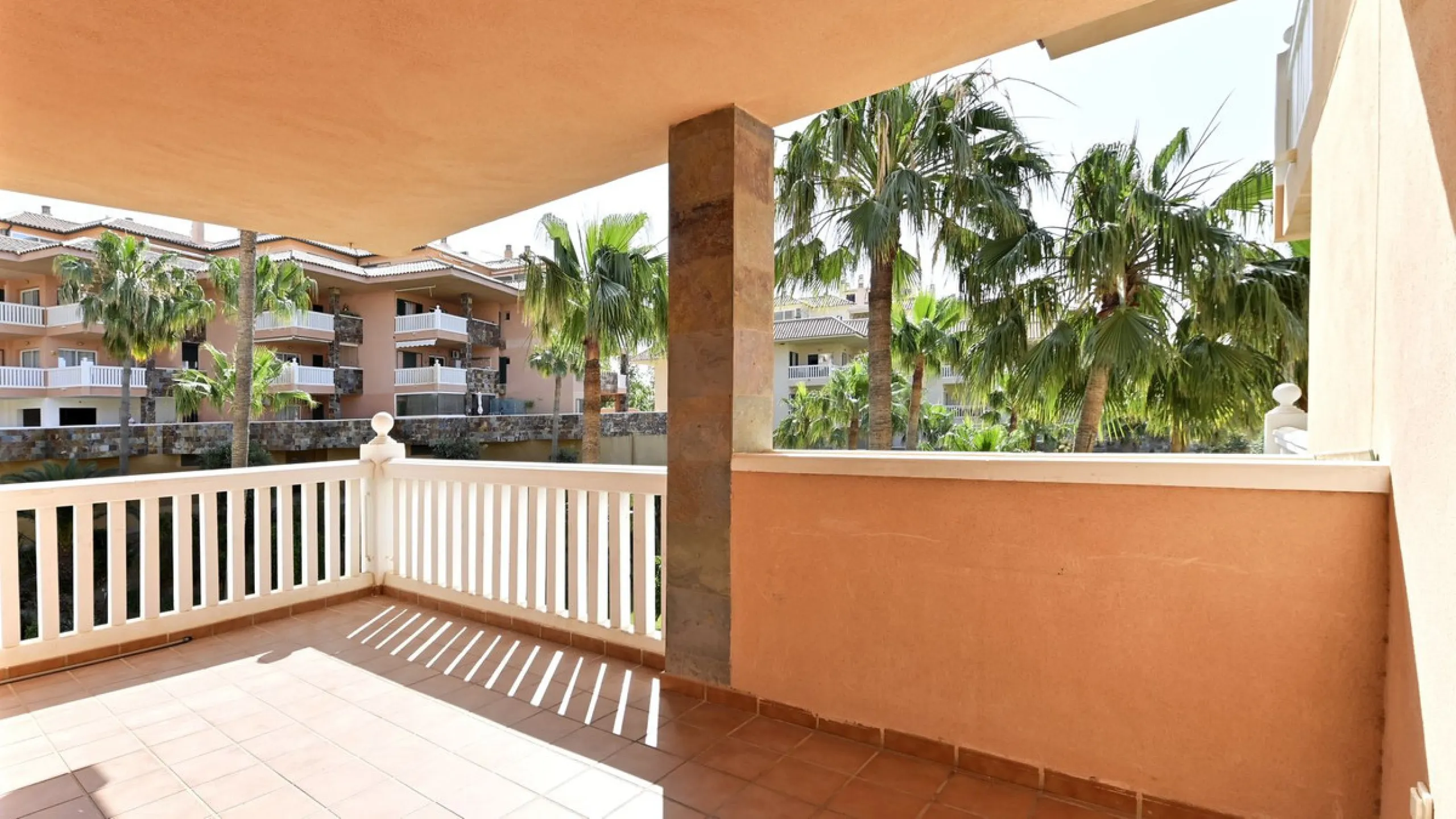 Spacious  apartment with terrace and unobstructed views.