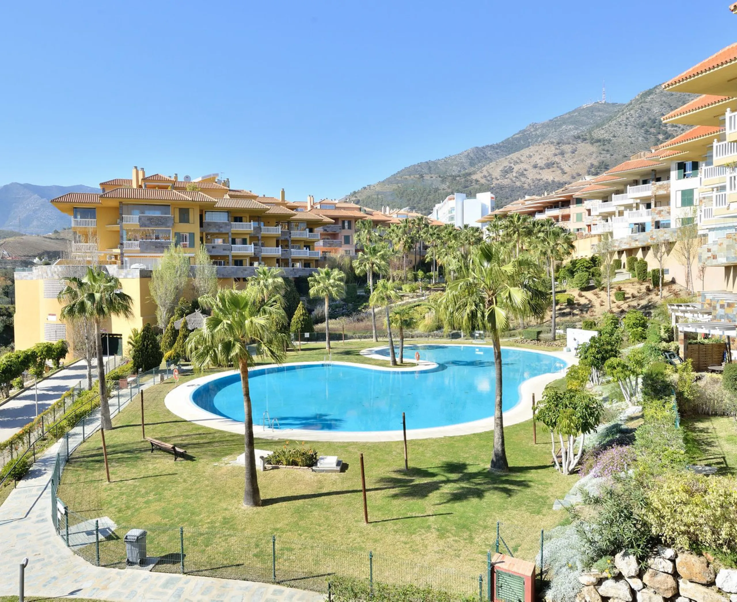 Spacious  apartment with terrace and unobstructed views.