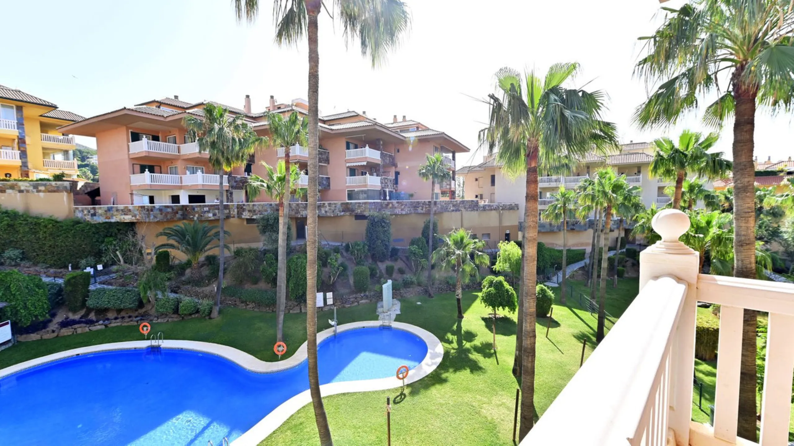 Spacious  apartment with terrace and unobstructed views.
