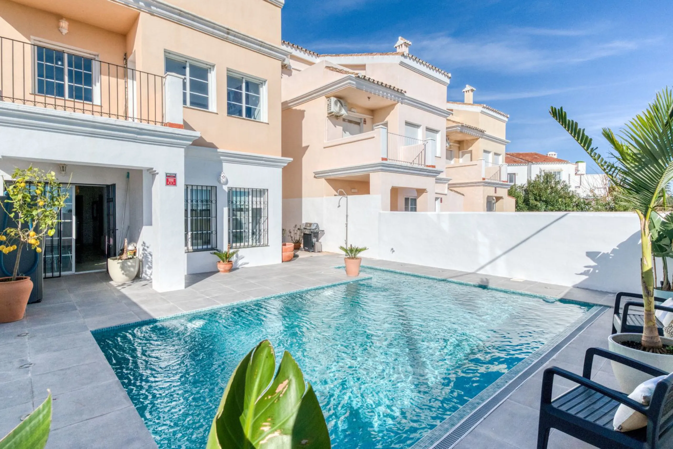 Stunning fully refurbished villa located in the sought after area of Bel Air on Estepona's New Golden Mile.