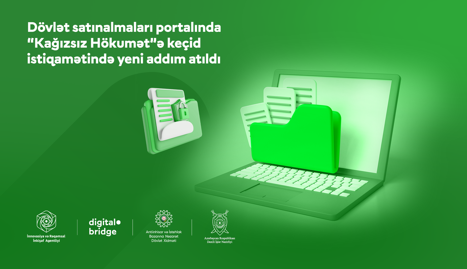 Dövlət satınalmaları portalında “Kağızsız Hökumət”ə keçid istiqamətində yeni addım atılıb