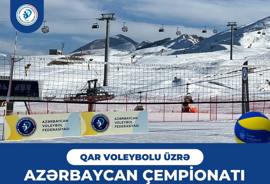 Azərbaycanda ilk dəfə qar voleybolu üzrə ölkə çempionatı keçiriləcək