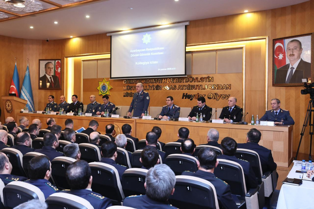 Dövlət Gömrük Komitəsində Kollegiya iclası keçirilib