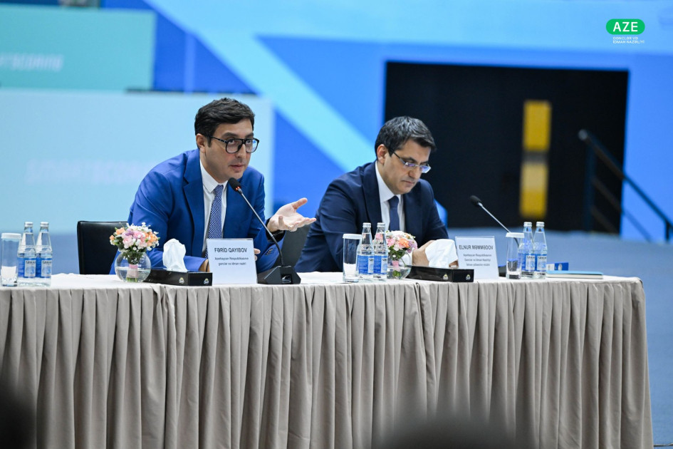 Milli Gimnastika Arenasında görüş keçirilib