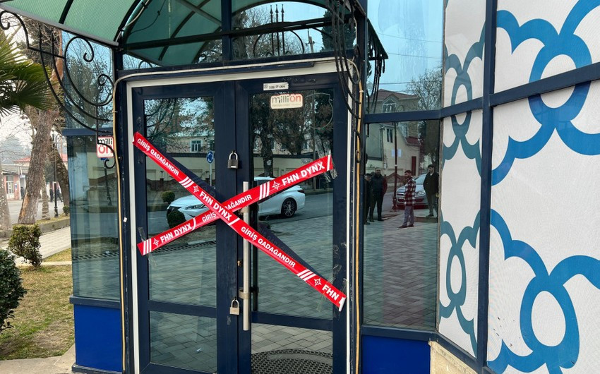 Balakəndə yanğın təhlükəli marketin fəaliyyətini dayandırılıb