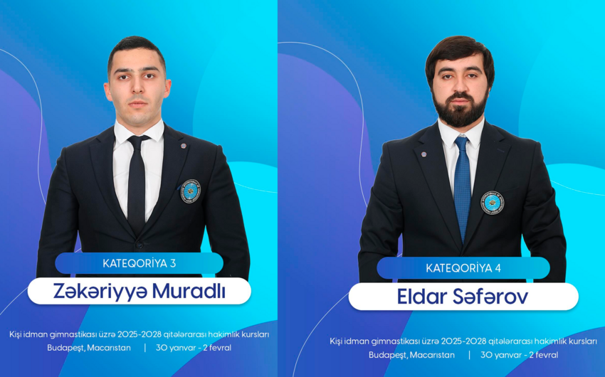Azərbaycanlı hakimlər Budapeştdə beynəlxalq kursda iştirak ediblər