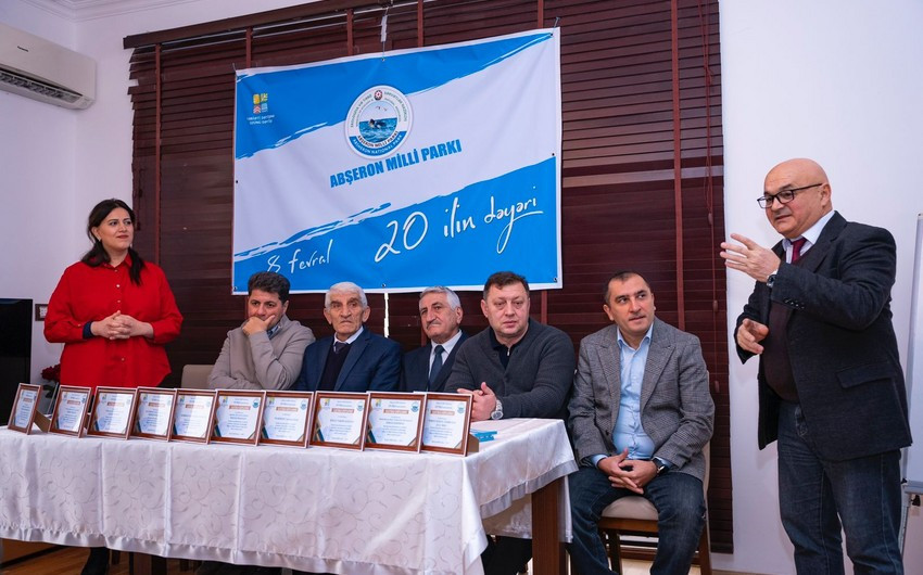 Abşeron Milli Parkının 20 illiyinə həsr olunan tədbir keçirilib