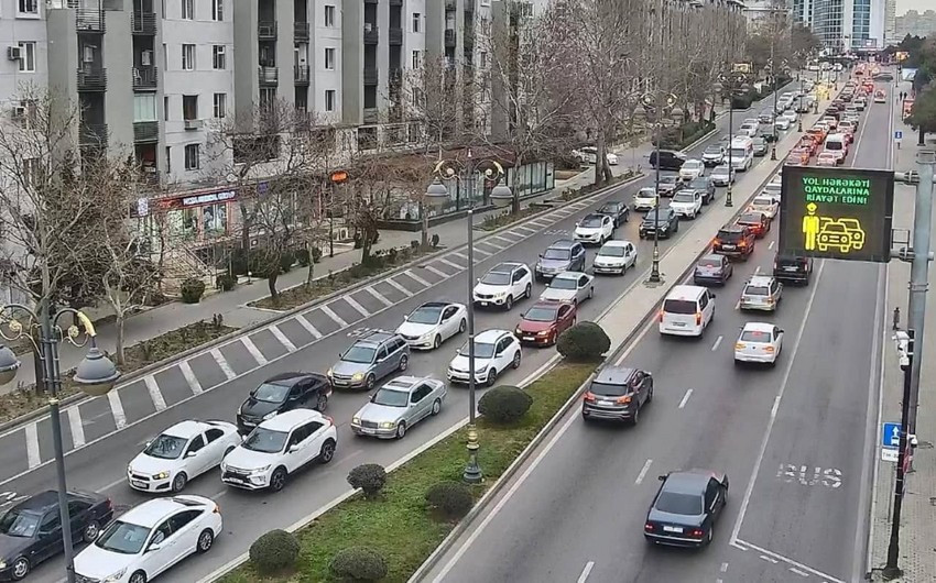Sıxlıq olan küçə və prospektlər açıqlanıb