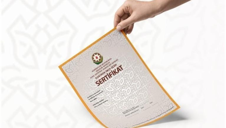 Azərbaycanda yeni verilən "ASAN İmza" sertifikatlarının sayı azalıb