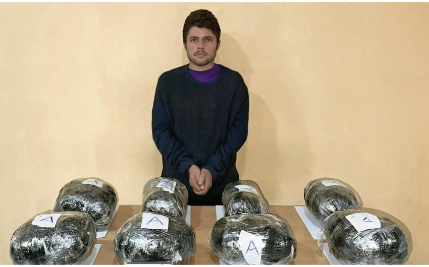 8 kiloqram narkotik keçirilməsinin qarşısını alınıb
