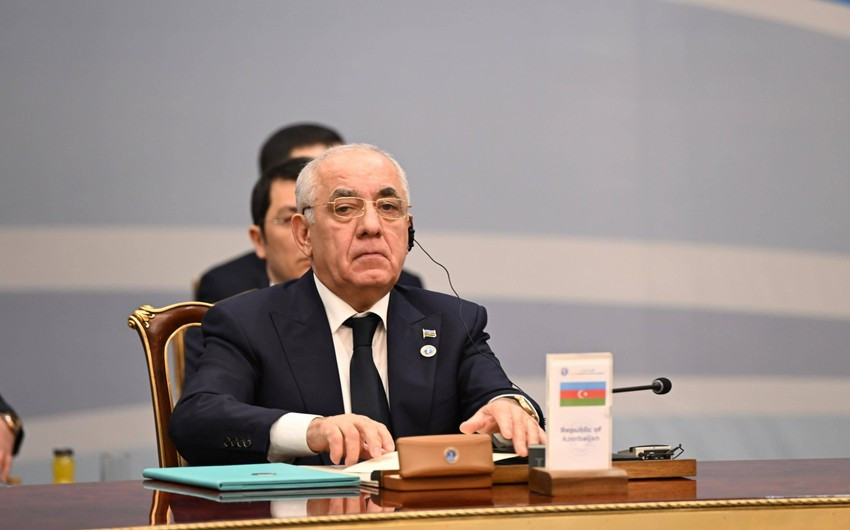 Baş nazir: "Xəzərdəki ətraf mühitinin vəziyyəti ciddi narahatlıq doğurur"