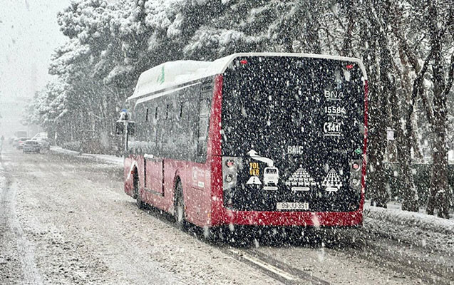 Bakıda və Abşeronda avtobuslar bu saata kimi fəaliyyət göstərəcək