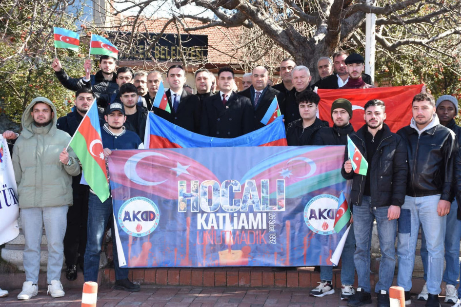 Xocalı qurbanları Türkiyənin Kütahya vilayətində yürüş və anım mərasimi ilə yad edilib
