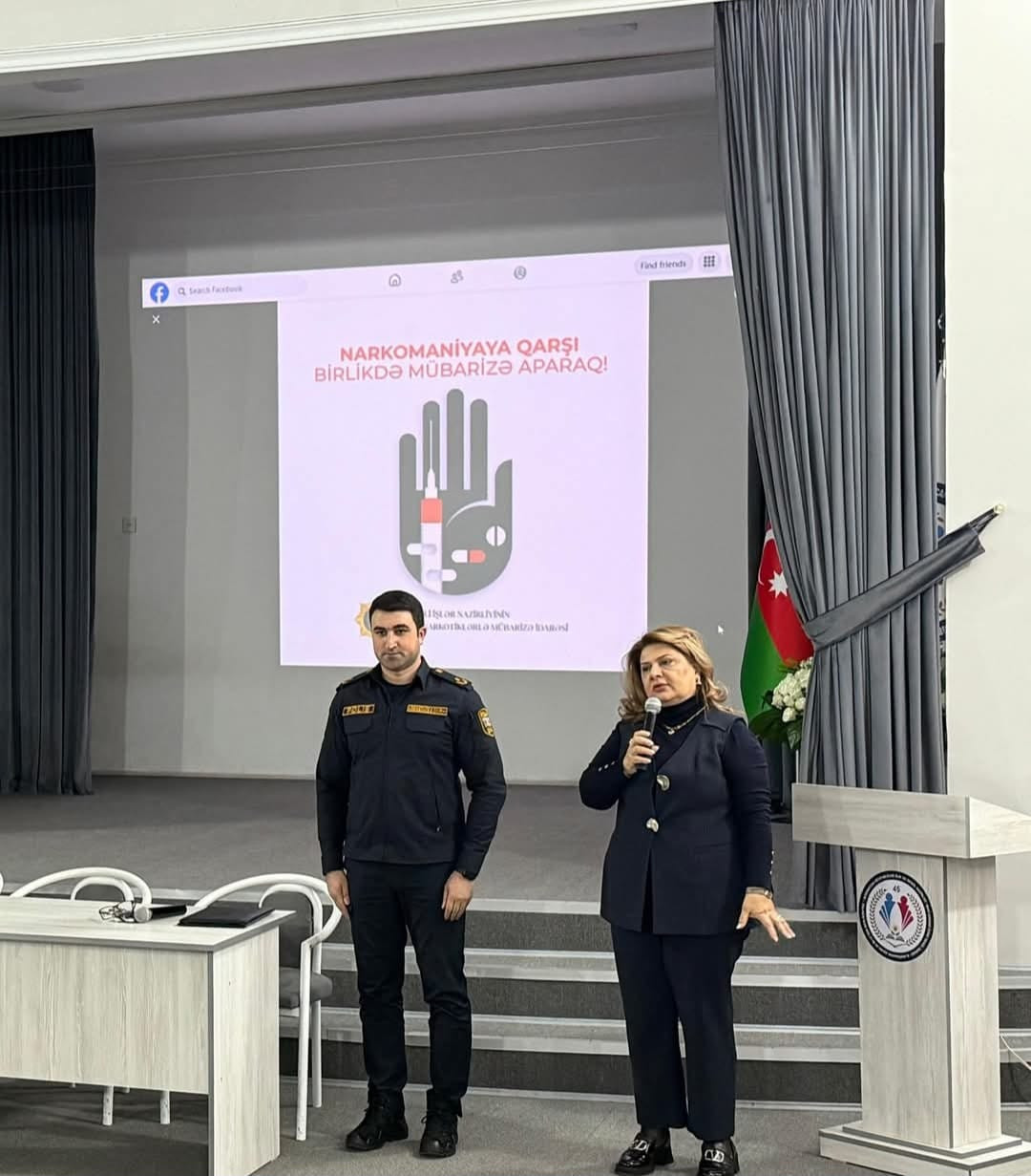 "Narkomaniya ümumbəşəri bəladır" mövzusunda maarifləndirici tədbir keçirilib