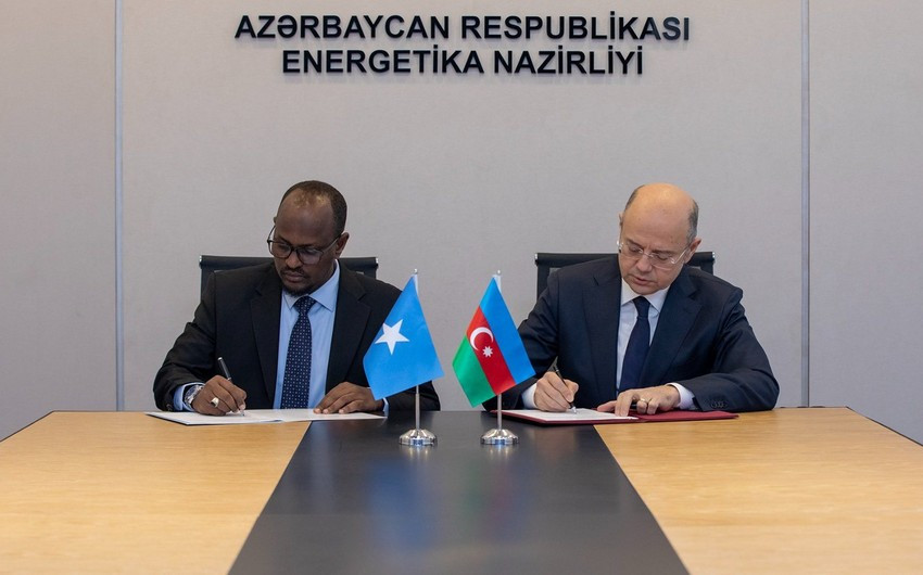 Azərbaycan Somali ilə neft-qaz sahəsində əməkdaşlığa dair Anlaşma Memorandumu imzalayıb
