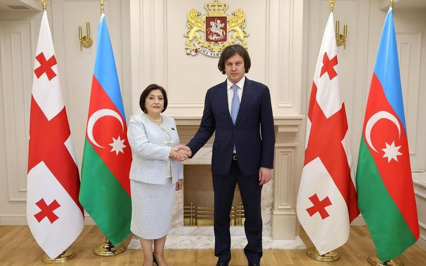 Qafarova və Kobaxidze Bakı və Tbilisi arasında strateji tərəfdaşlığı müzakirə edib