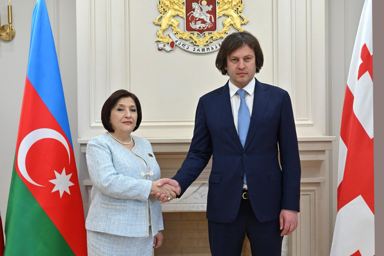 Sahibə Qafarova Kobaxidze ilə görüşüb