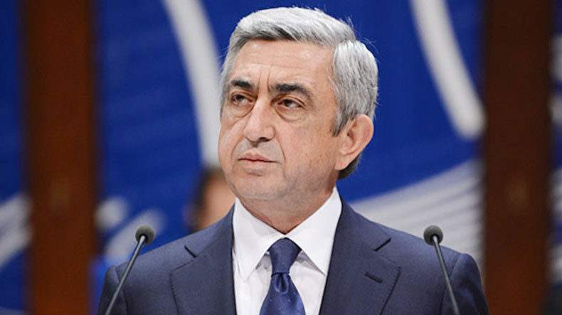 Serj Sarkisyana qarşı cinayət işi Çin səfirliyinə torpaq satışı ilə bağlıdır