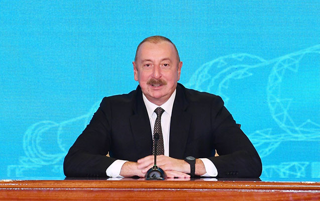 Prezident: COP29-un Azərbaycanda keçirilməsi qərarı ölkəmizin enerji resurslarına məsuliyyətli yanaşmasından xəbər verdi