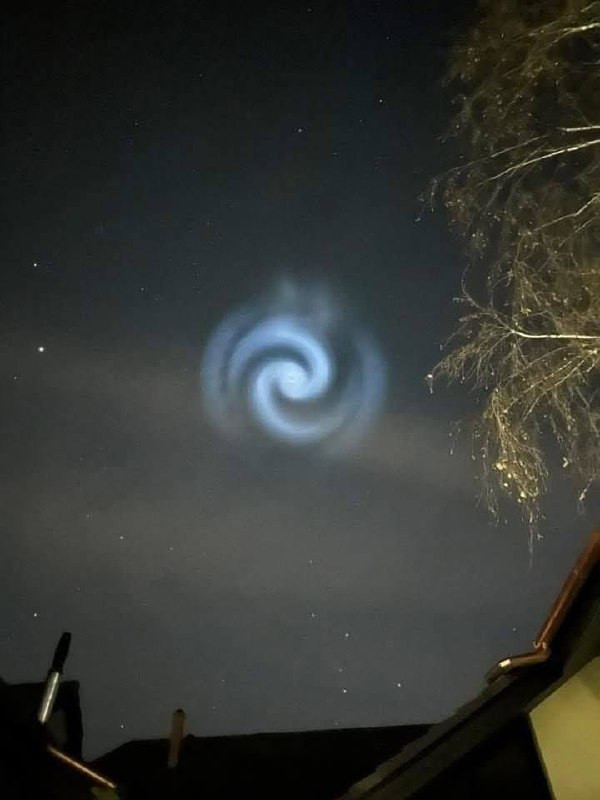 Avropada və MDB ölkələrində gecə göy üzündə qəribə spiral izlənib