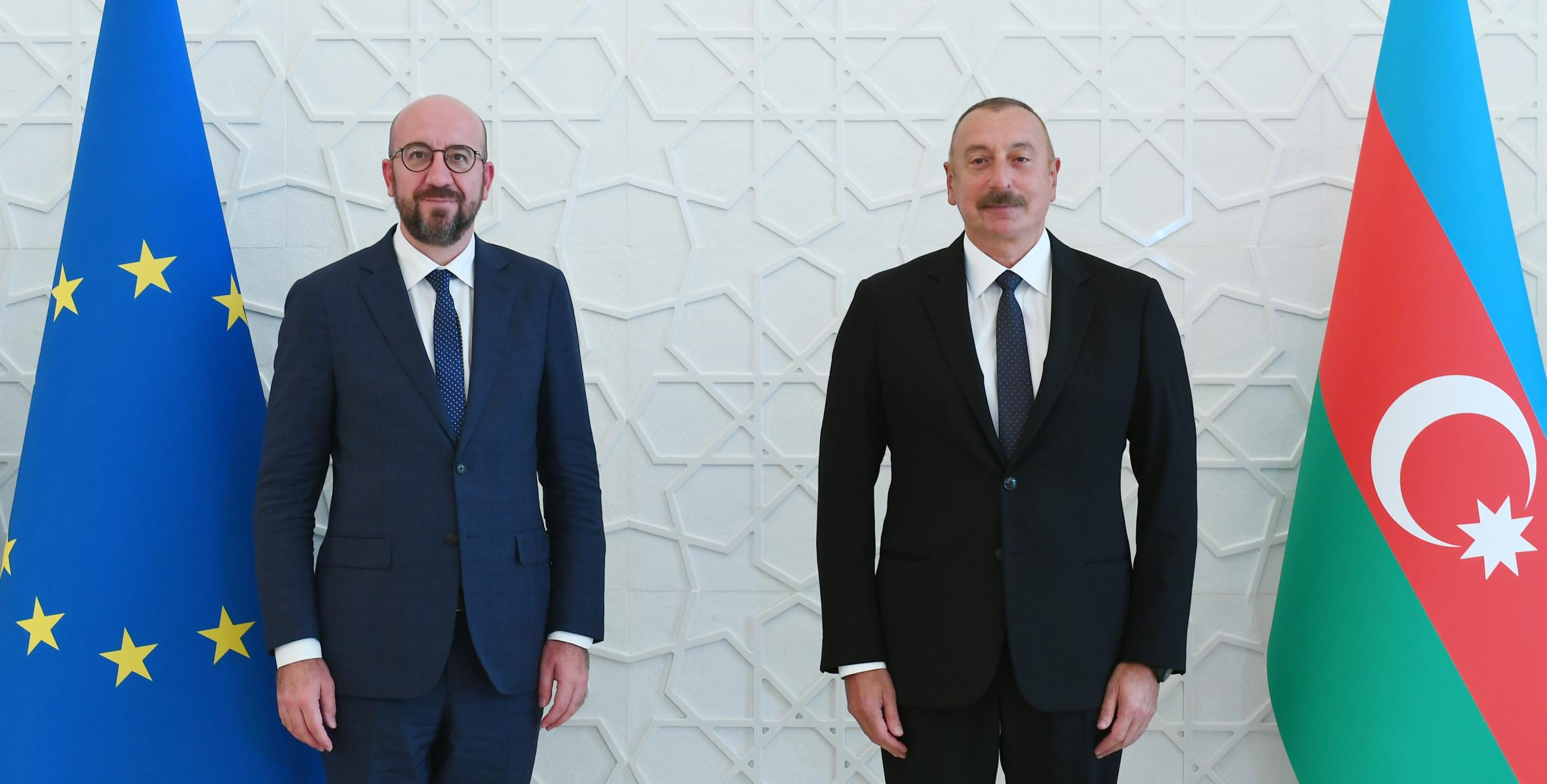 Prezident İlham Əliyev Avropa İttifaqı Şurasının Prezidenti ilə görüşüb