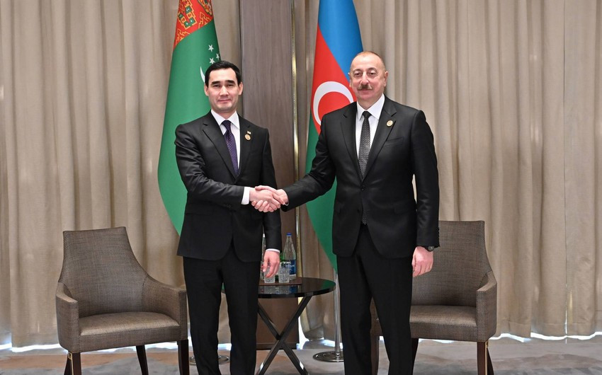 Sərdar Berdiməhəmmədov Azərbaycan Prezidentinə təbrik məktubu göndərib