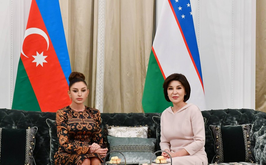 Ziroatxon Mirziyoyeva Mehriban Əliyevanı təbrik edib