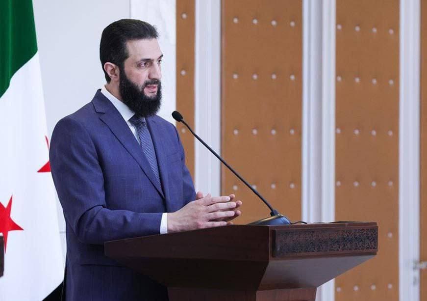 Əhməd əl-Şaara: "Suriya yeni bir tarix yazır"