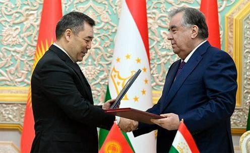 Qırğızıstan və Tacikistan arasında dövlət sərhədi haqqında saziş qüvvəyə mindi