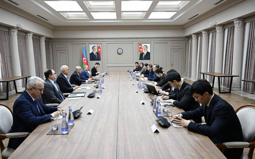 Əli Əsədov Çin Kommunist Partiyası Mərkəzi Komitəsinin nümayəndə heyəti ilə görüşüb