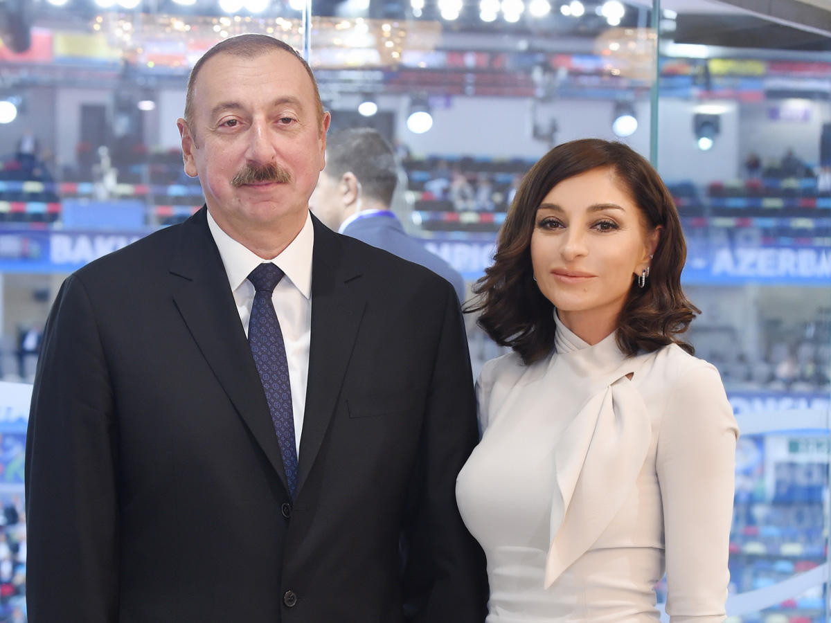 Prezident İlham Əliyev, Birinci xanım Mehriban Əliyeva və Prezident Frank-Valter Ştaynmayer, Birinci xanım Elke Büdenbender Heydər Əliyev Mərkəzində təşkil olunmuş konsertdə iştirak ediblər