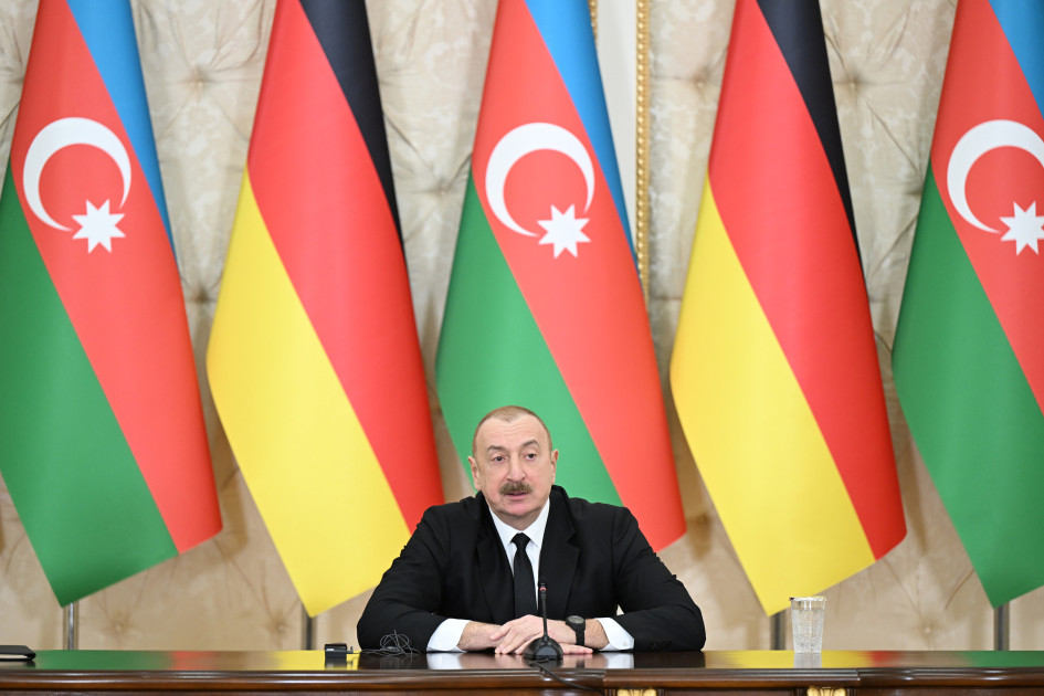 İlham Əliyev almaniyalı həmkarını Azərbaycan-Ermənistan sülh prosesi barədə məlumatlandırıb