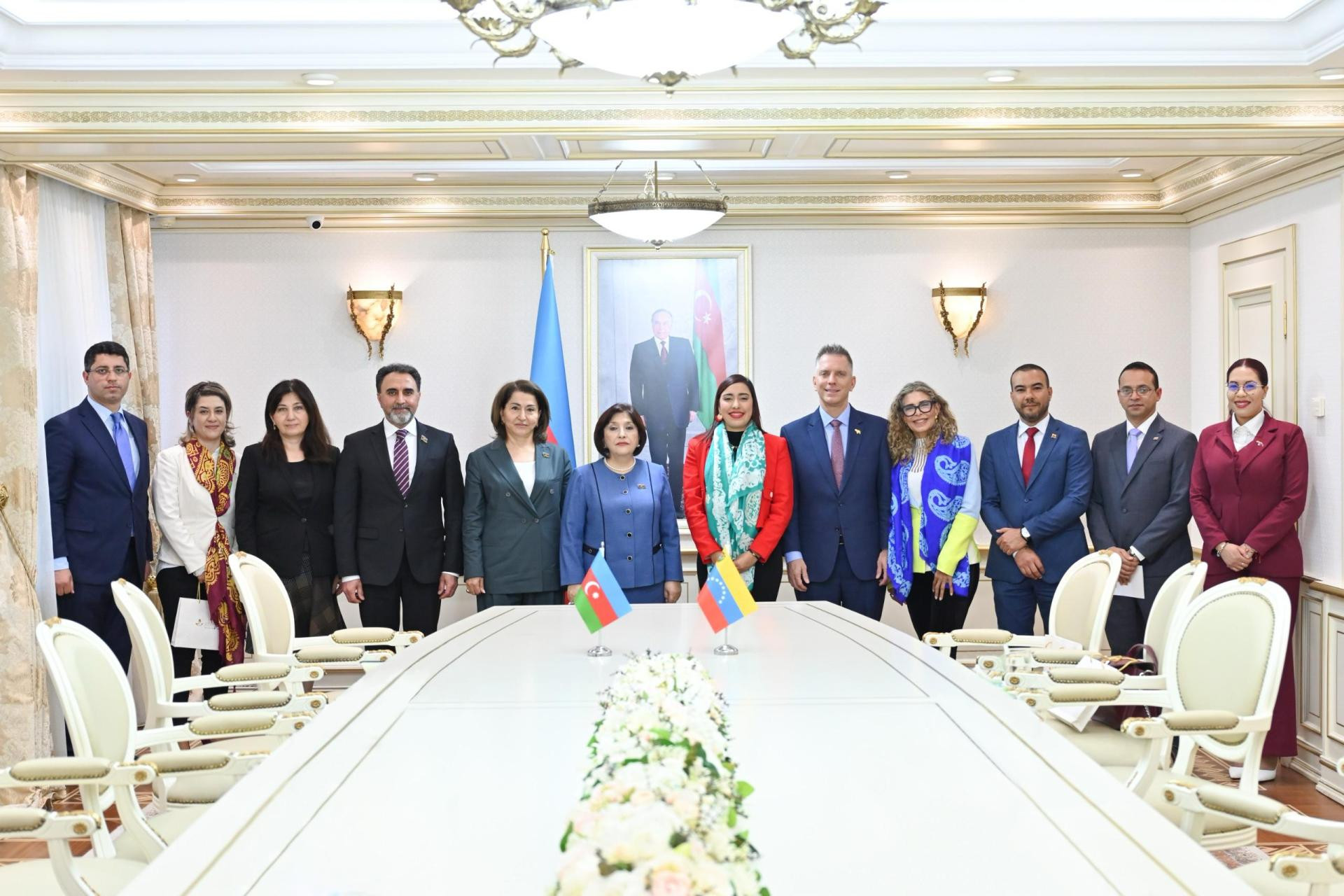 Sahibə Qafarova Venesuela Milli Assambleyasının nümayəndə heyəti ilə görüşüb