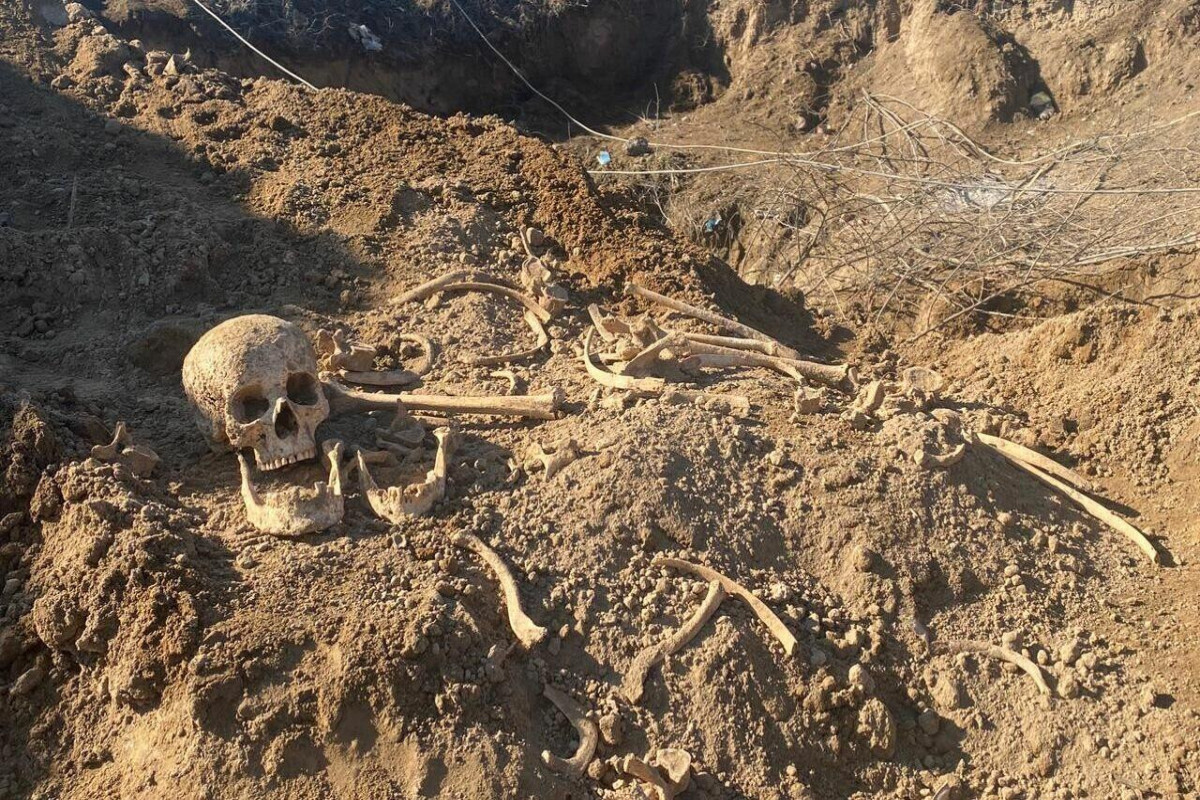 Ağdamda insan skeletinin qalıqları aşkarlandı