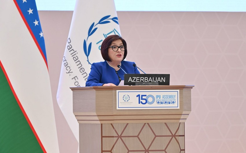 Sahibə Qafarova PAİ-nin Assambleyasında Azərbaycanın sosial siyasətdəki nailiyyətləri haqqında məlumat verib