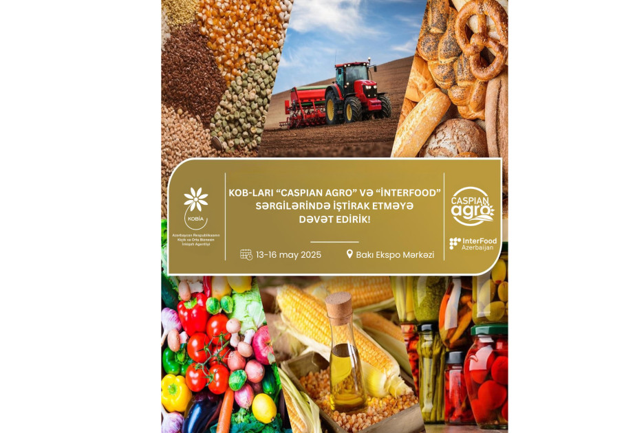 Bakıda “Caspian Agro” və “İnterFood Azerbaijan” sərgiləri keçiriləcək
