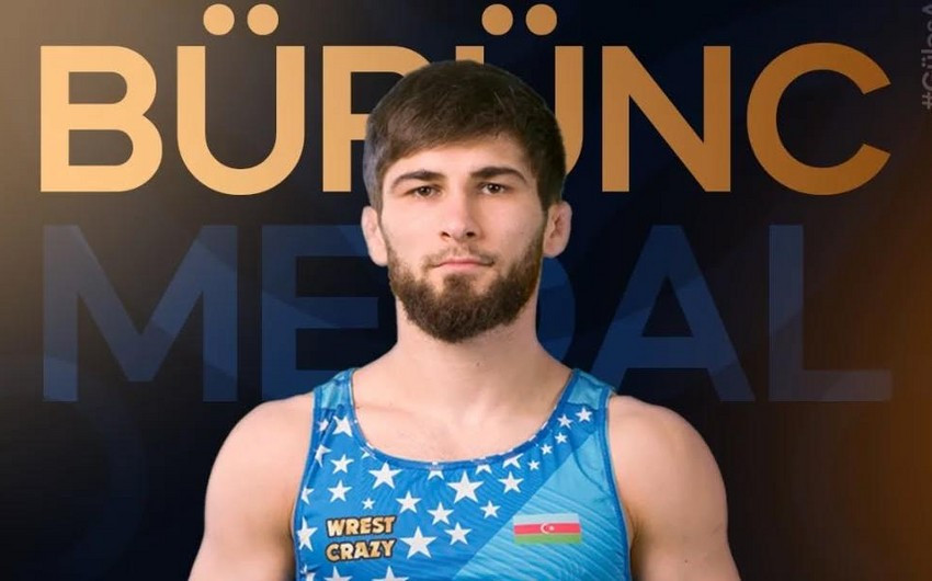 Azərbaycan güləşçisi Avropa çempionatının bürünc medalını qazanıb -