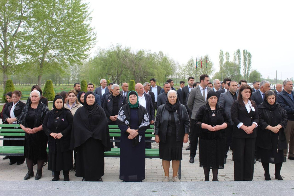 Şəhid Nüsrətli Ceyhunun doğum günü məzarı yanında qeyd edilib