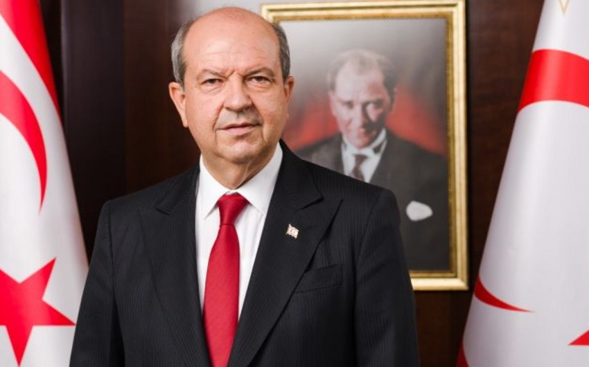 Şimali Kipr Türk Respublikasının lideri Prezident İlham Əliyevə təşəkkür edib