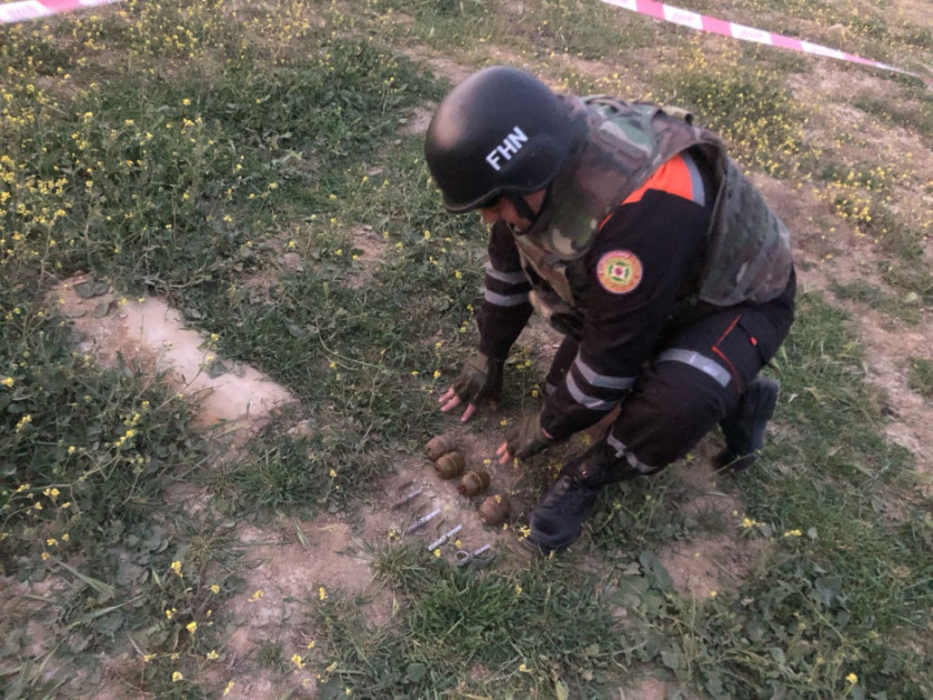Qaradağ və Abşeron rayonlarında hərbi sursat aşkarlanıb