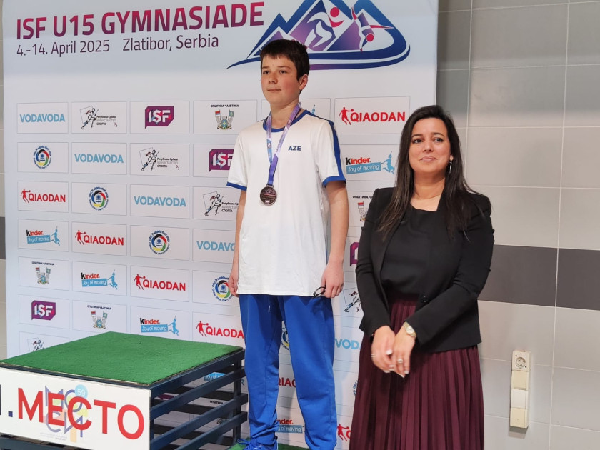Gimnaziada: Azərbaycan paraüzgüçüsü bürünc medal qazanıb